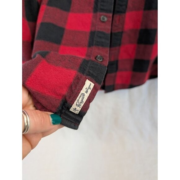 Penguin by Munsingwear Heritage slimfit buffalo plaid, red black sz small B14 - Picture 4 of 8